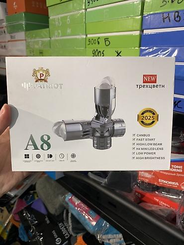 led h4: Светодиодные автомобильные лампы PATRIOT A8 - Тип: H4 (мини-линза — 1