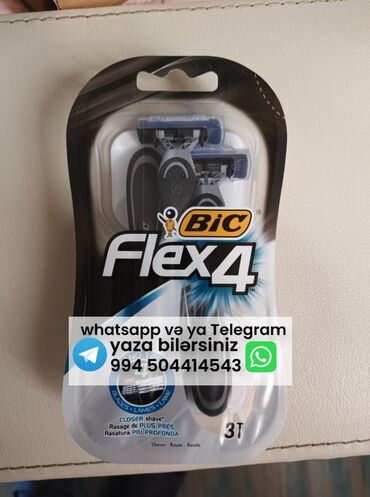 renu linza suyu: BiC HYBRID Flex 4 Tezədi çatdırılma 1 manat əlavə olacaq ancaq