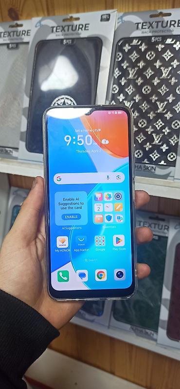 poxo x6: Honor X6, 64 GB, rəng - Mavi, Barmaq izi — 2