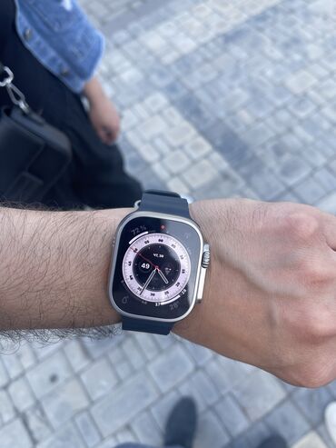 apple watch ultra qiyməti: İşlənmiş, Qol saatı, rəng - Boz