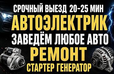Услуги автоэлектрика, Ремонт стартера, Круглосуточно