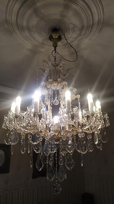guzgu samdan: Çılçıraq, 10 və daha çox lampa, Xrustal — 7