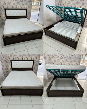 Rəflər: İkinəfərlik çarpayı, Bazalı, Matras ilə, Siyirməsiz
