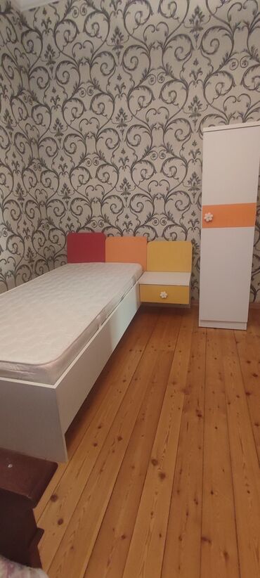 Детские односпальные кровати: Б/у, Для девочки, Без подьемного механизма, С матрасом, С выдвижными ящиками, Турция