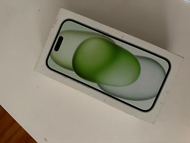iphone telofon: IPhone 15, 128 GB, Alpine Green, Simsiz şarj, Face ID — 7