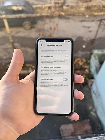 Apple iPhone: IPhone 11, 64 GB, Qara, Barmaq izi, Face ID — 10