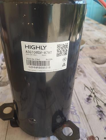 2 el kompresor: HIGHLY ASG108GV-A7AT kompressor (kondisioner üçün) - Brend/model — 3