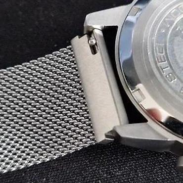 Dodaci za satove: Mesh metlana narukvica za sat -20mm - Mesh narukvica za sat. Odgovara — 10