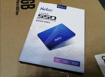 not 8t: Daxili SSD disk Netac, 512 GB, 2.5", Yeni