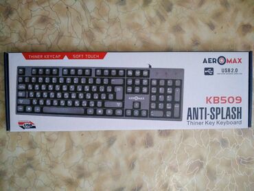 ноутбук в бишкеке цена: Клавиатура AeroMax KB-509, мембранная, 104btns, 1.5м, USB