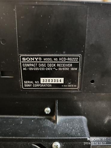 dim pdf ingilis dili: Sony Mini Hi‑Fi Component System MHC‑RG222 - 3‑diskli CD dəyişdirici — 3
