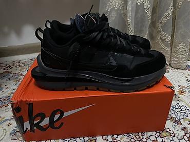 nike sacai: Кроссовки Nike x sacai VaporWaffle, цвет Black/Black. - Оригинальная — 2