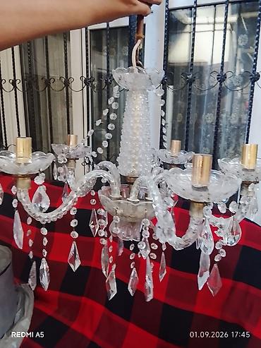 Çilçıraqlar: Çılçıraq, 5 lampa, Xrustal — 1