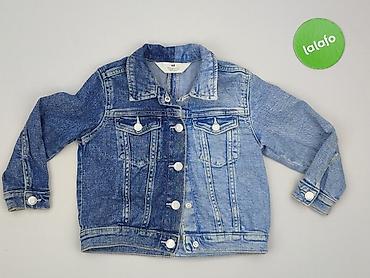 dresy pull and bear: Dziecięca kurtka jeansowa, 4-5 lat, 104-110 cm, H&M, stan - Bardzo dobry — 2