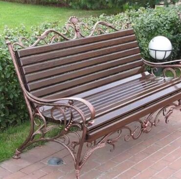 Bağ, çöl masa və oturacaq dəstləri: Metal EN MMC olaraq istədiyiniz forma və ölçüde demir işlerinin — 28