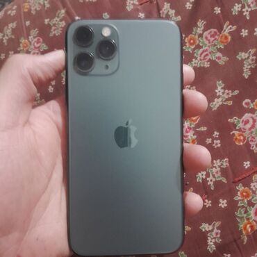 купить бэушный айфон 11: IPhone 11 Pro, Matte Midnight Green