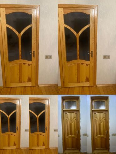 Otaq qapıları: 4eded otaq qapisi satilir‼️ 1eded metbex qapisi satilir‼️ 2eded hamam