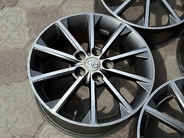 40 5: Литые Диски R 17 Toyota, Комплект, отверстий - 5, Б/у — 6