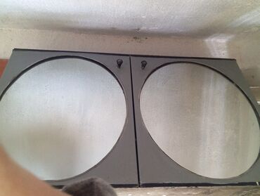 динамик для сабвуфера: Металлический корпус (ящик) под два низкочастотных динамика