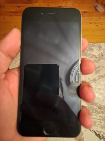 iphone aux: IPhone 6, < 16 GB, Gümüşü, Barmaq izi