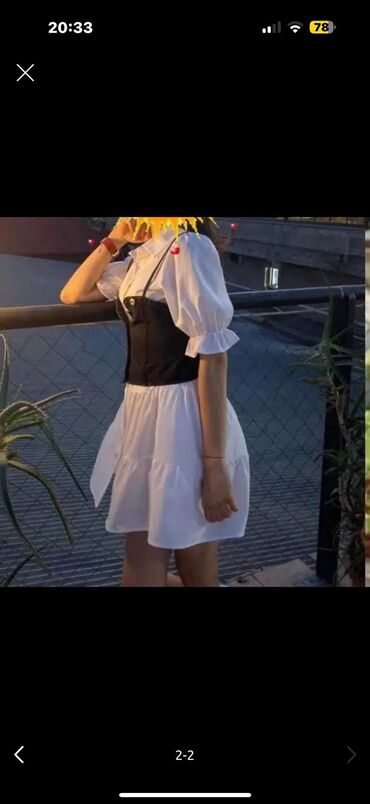tikdirmek ucun don modeli: 20 manata alınıb 1-dəfə ad günüyə geyinilib 10 manata satılır. Mini
