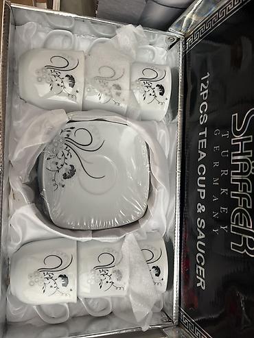 detoks tea: Çay dəsti, rəng - Ağ, Farfor, Schafer, 6 nəfərlik, Türkiyə — 2