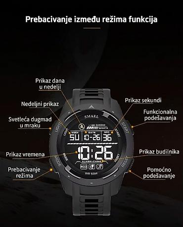 kravata boss: Na prodaju potpuno nov, nikada nošen muški sportski digitalni sat — 9