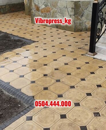 Тротуарная плитка: Брусчатка “Кирпичик” 6 см — от № 1 в Кыргызстане 🇰🇬 Сочные цвета — 11