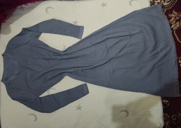 Повседневные платья: Платья в свободном крое (макси) 1) Синее платье-туника: - Длина — 14