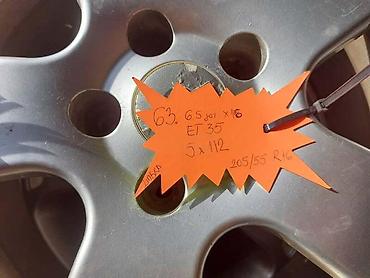 aks cenovnik: ALUMINIJUMSKE FELNE 63.VW 16 5 X 112 | 63.VW 6.5 jot x 16 ET 35 5 x — 5