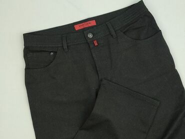 orsay spodnie woskowane czarne: Pierre Cardin, Spodnie materiałowe damskie, rozmiar XL