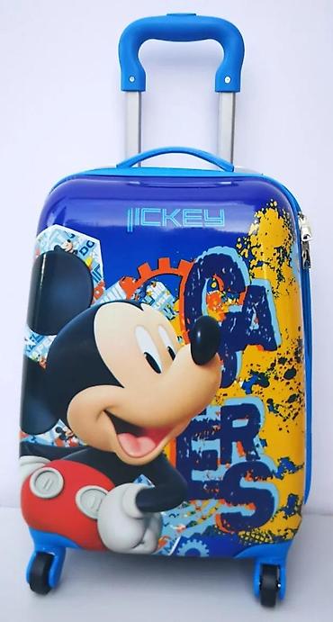 Rančevi, torbe i koferi: Dečiji set kofera – Mickey Mouse dizajn - Set od 2 kofera: veći i — 13