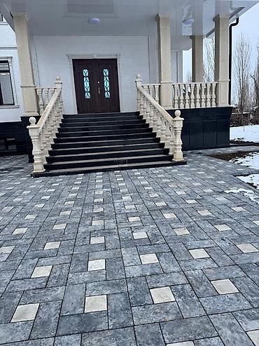 Обшивка лестниц: Гранитные ступени для крыльца, прочные и долговечные. Идеально — 11