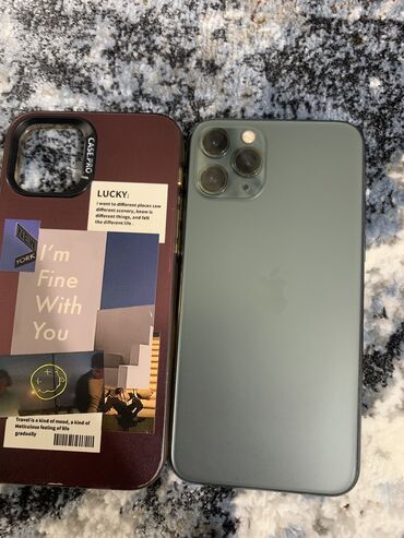 xiaomi qiymetleri irsad: IPhone 11 Pro, 64 GB, Matte Midnight Green