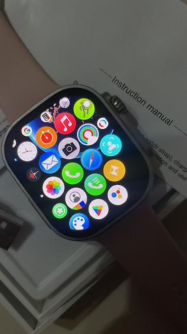 Другие смарт-часы: Смарт‑часы с большим сенсорным квадратным экраном и розовым — 5