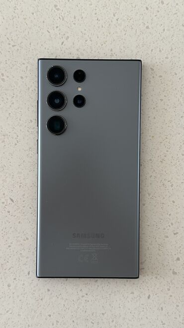 чехол s23: Samsung Galaxy S23 Ultra, Колдонулган, 512 ГБ, түсү - Боз, eSIM, 1 SIM