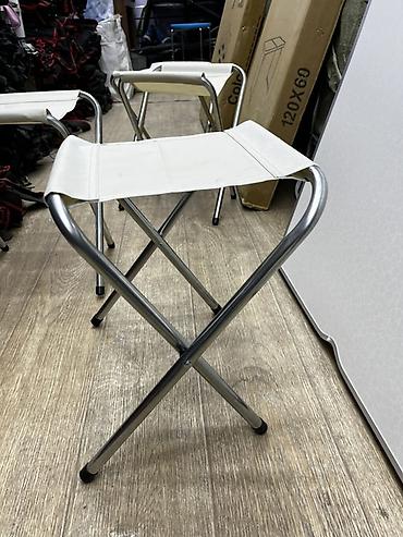 table study: Складной туристический комплект: стол + 4 табурета - Стол раскладной — 4