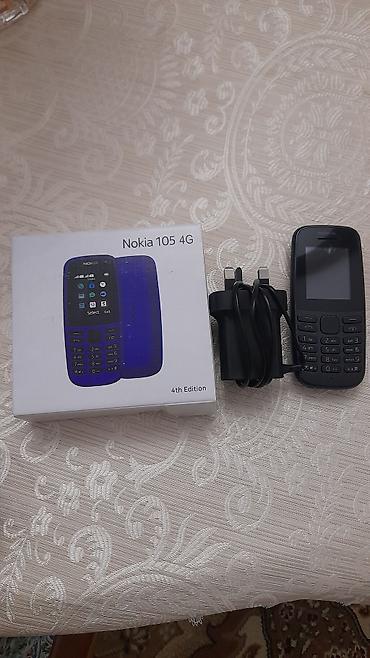 Nokia 105 4G, rəng - Qara, İki sim kartlı