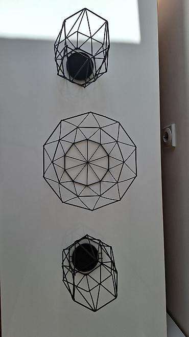 Sveće i svećnjaci: JYSK Dva Svećnjaka NORDIC Ø16xV19cm crna + Sinsay ukrasna činija crna — 11