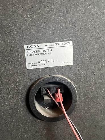 динамики 8 ом: Акустическая система Sony SS-L8000V — комплект из двух напольных — 2