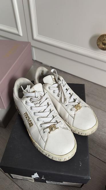 Кроссовки, 37, Versace Jeans Couture, Б/у, цвет - Белый