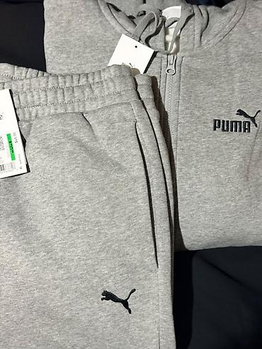 Спортивные костюмы: Спортивный костюм Puma, мужской, размер L. - Комплект: худи на молнии — 3