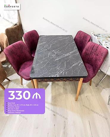 Masa dəsti - Mexanizm: Açılan - Ölçülər: açıq 80 × 170 sm, bağlı 80 ×