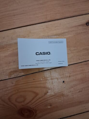 su ponpası: Salam casio saati su keçirtmir pasportu var 250 AZN