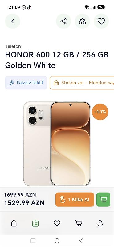 video isiq: Honor 256 GB, Barmaq izi — 2