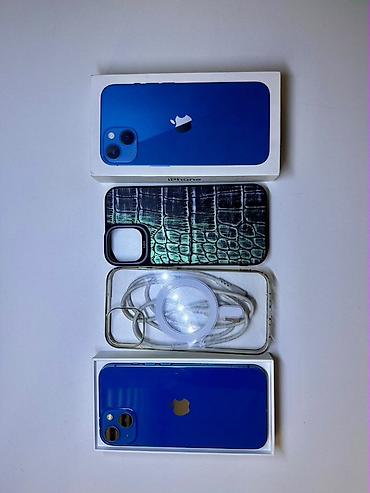 iphone 13 pto: IPhone 13, Б/у, 128 ГБ, Синий, Коробка, 84 % — 4