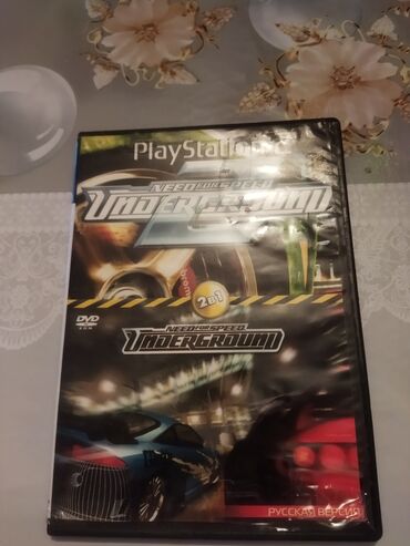 playstation 2 oyunlar: Playstation 2 oyunu (nfs Underground2) diskde ciziq var koleksiyon