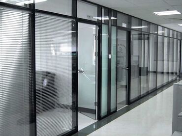 Алюминиевые окна на заказ: Перегородки стеклянные Алюминиевые перегородки Алюминиевые окна — 9