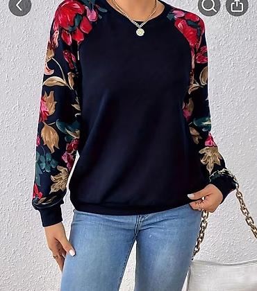 cins walvar: Qadınlar üçün uzunqoll sweatşört kolleksiyası - Model 1: Açıq boz — 3