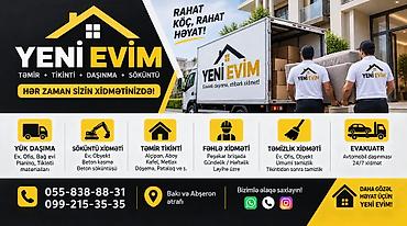 lalafo az neqliyyat: “Yeni Evim” – Yükdaşıma və kompleks xidmətlər Xidmət sahələri: - Ev — 5
